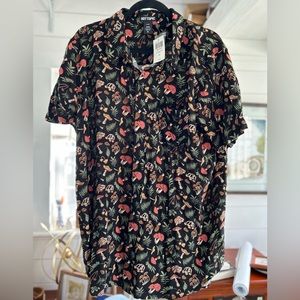 Hot Topic Mushroom Button Up for Men